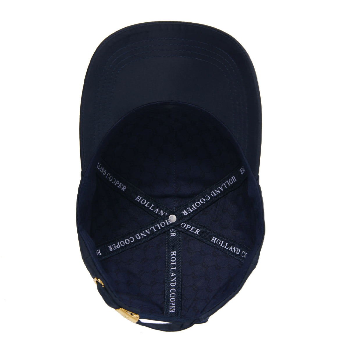 Holland Cooper Women's Burghley Equestrian Cap - Ink Navy Monogram
