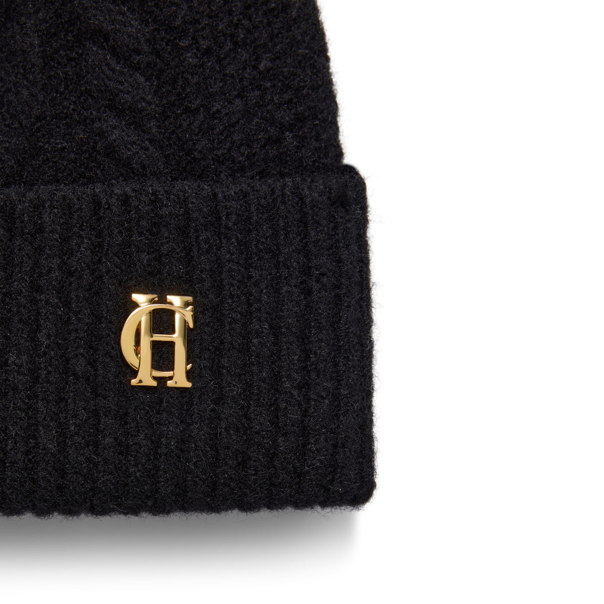Holland Cooper Women's Sloane Cable Bobble Hat