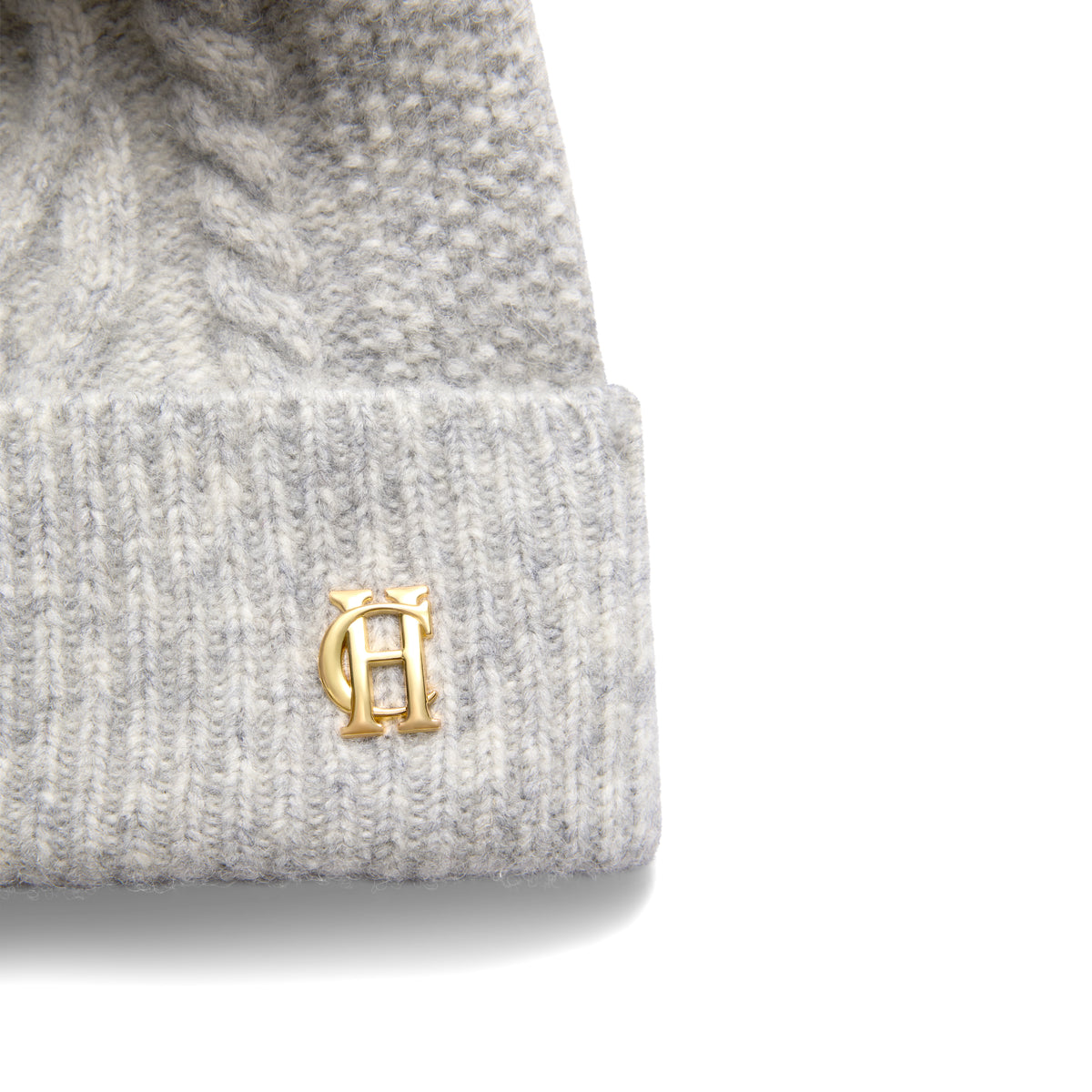 Holland Cooper Women's Sloane Cable Bobble Hat