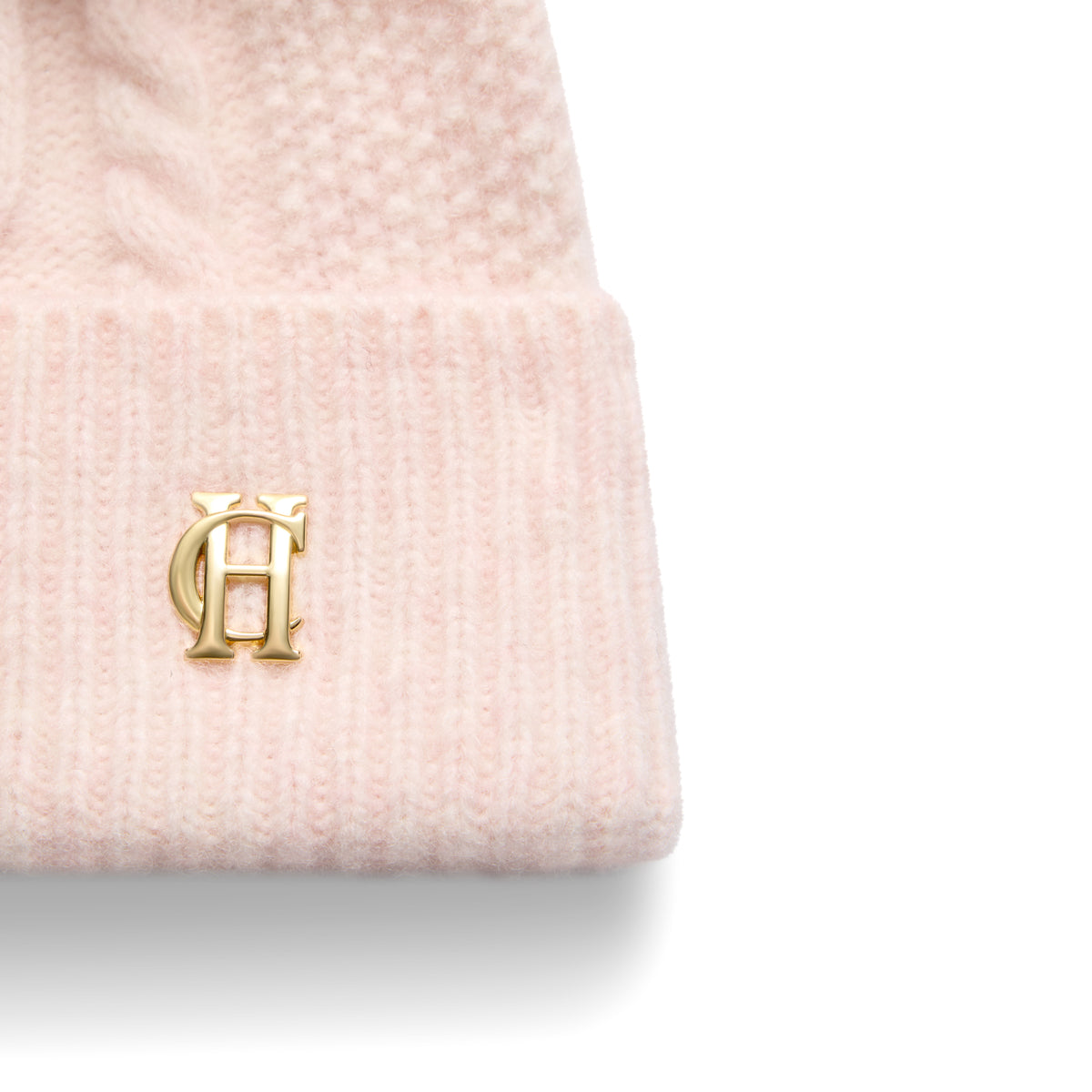 Holland Cooper Women's Sloane Cable Bobble Hat
