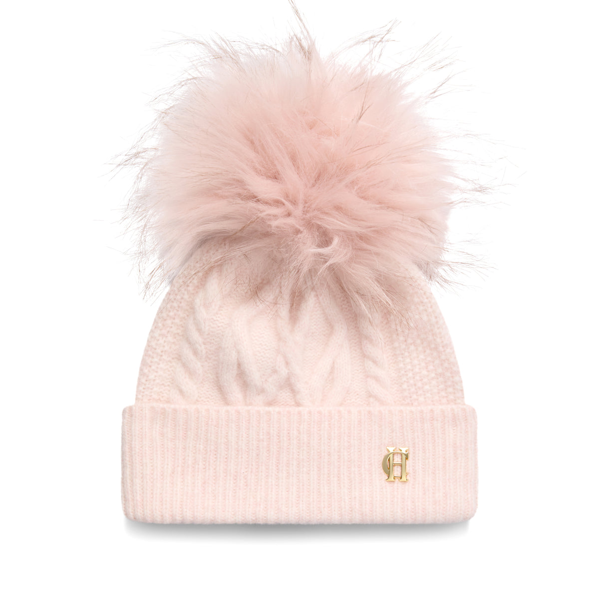Holland Cooper Women's Sloane Cable Bobble Hat