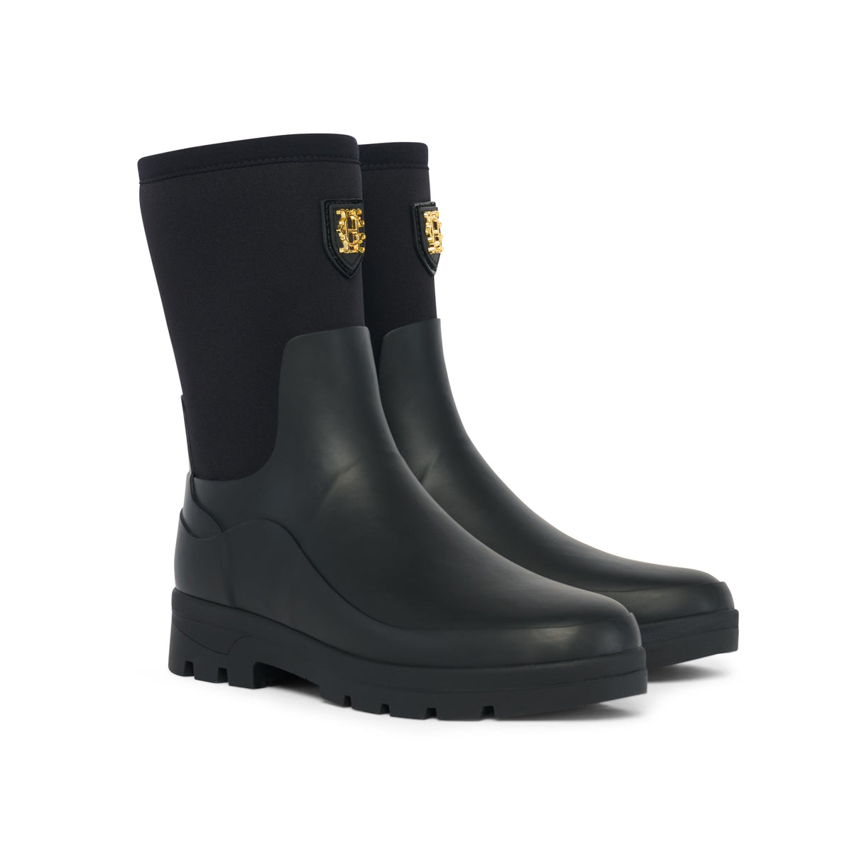 Holland Cooper Women's Yard Wellington Boots - Black