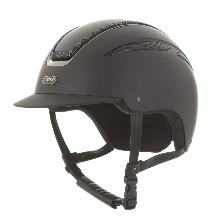 Evoke Callisto Wide Peak Black/Black Crystal Frame