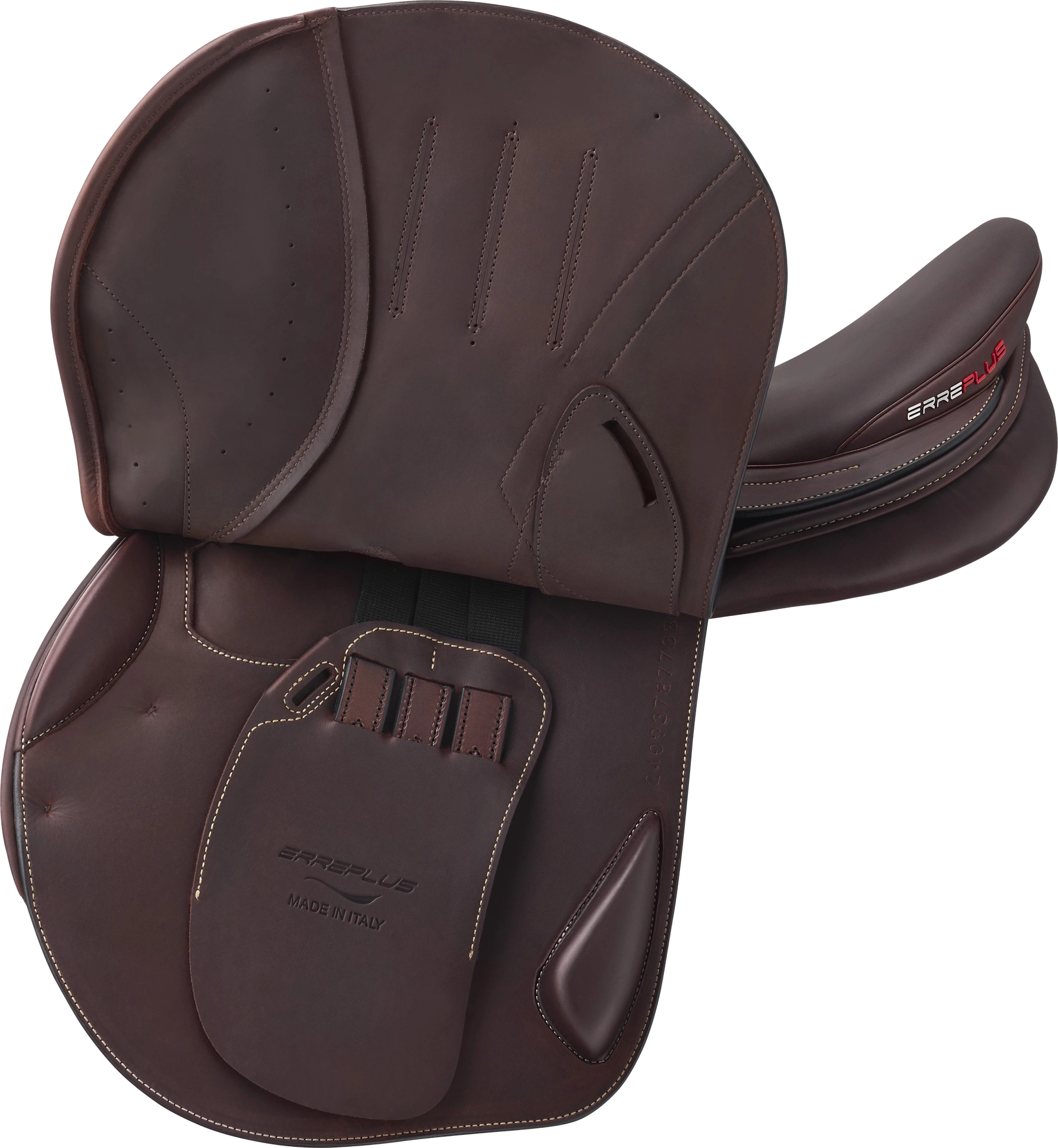 Erreplus JF Jumping Saddle - Dark Brown - 17/34