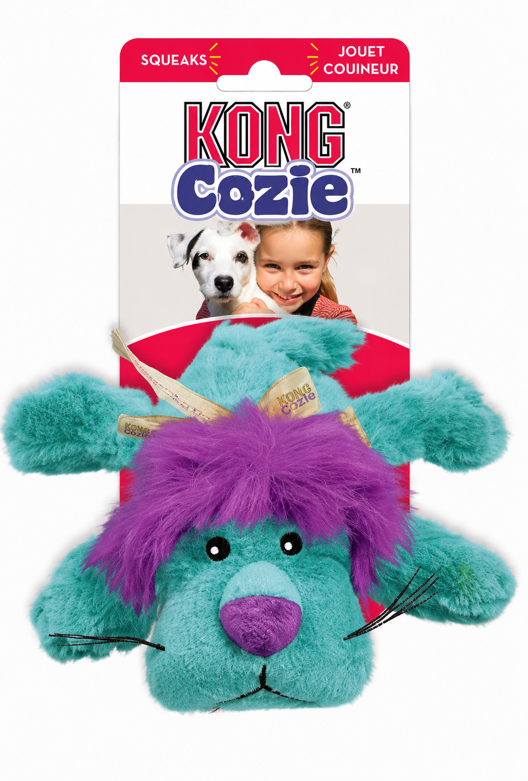 Kong Cozies Brights Dog Toy Medium