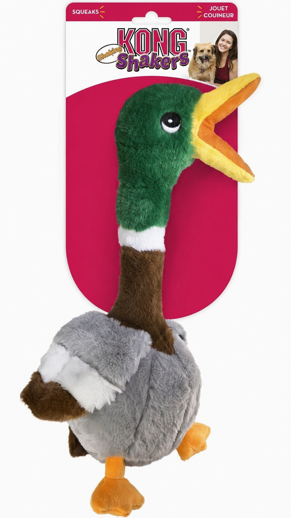 Kong Shakers Honker Duck Small Dog Toy