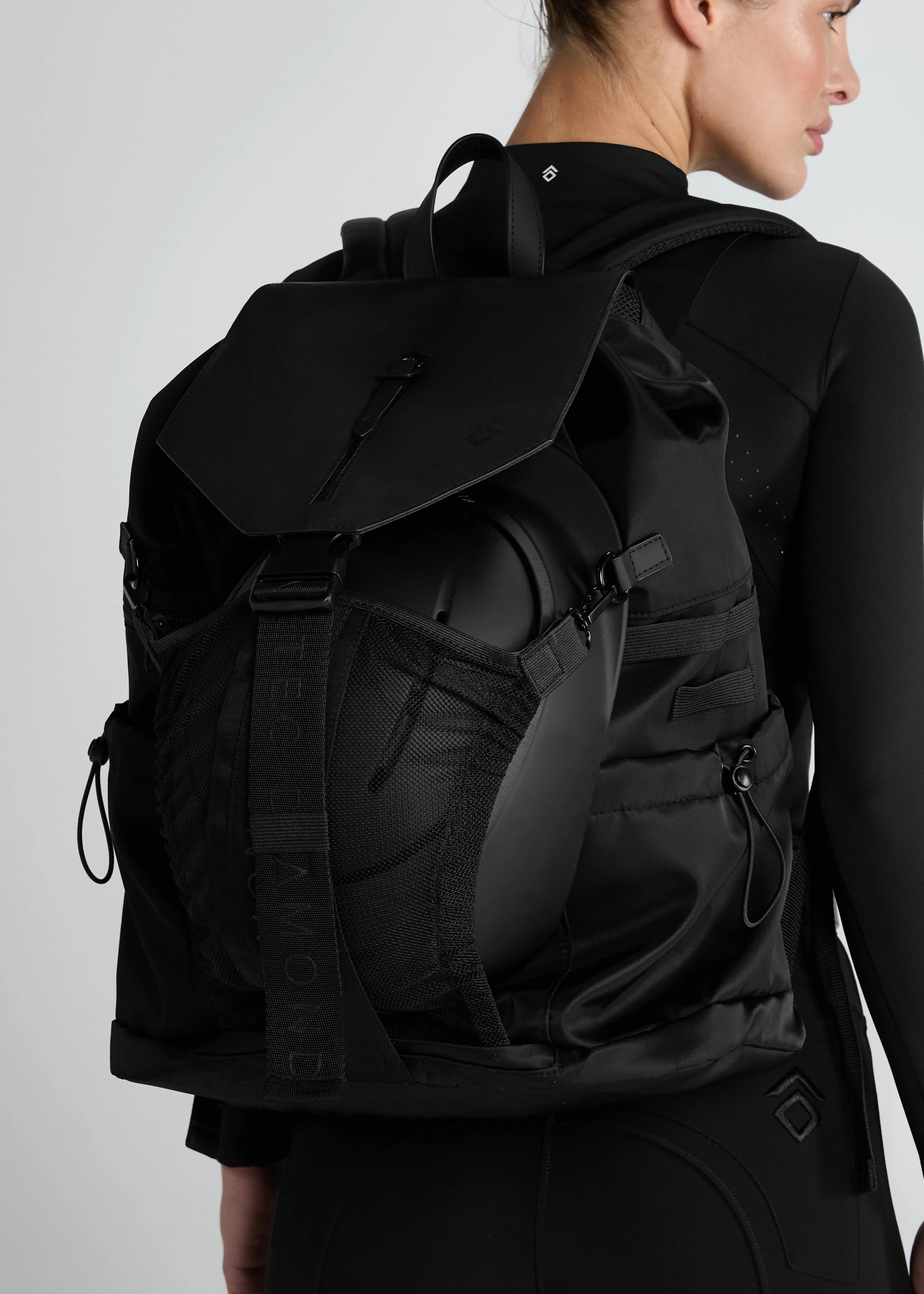 Aztec Diamond Black Groom Backpack