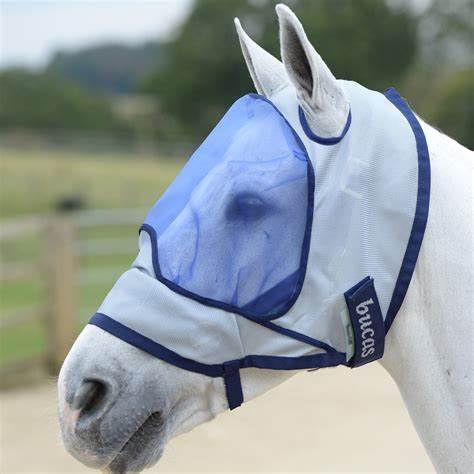 Bucas Buzz-Off Deluxe Mask Blue