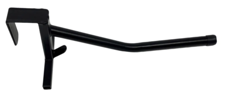 Turfmasters Portable Single Arm Saddle Rack Black