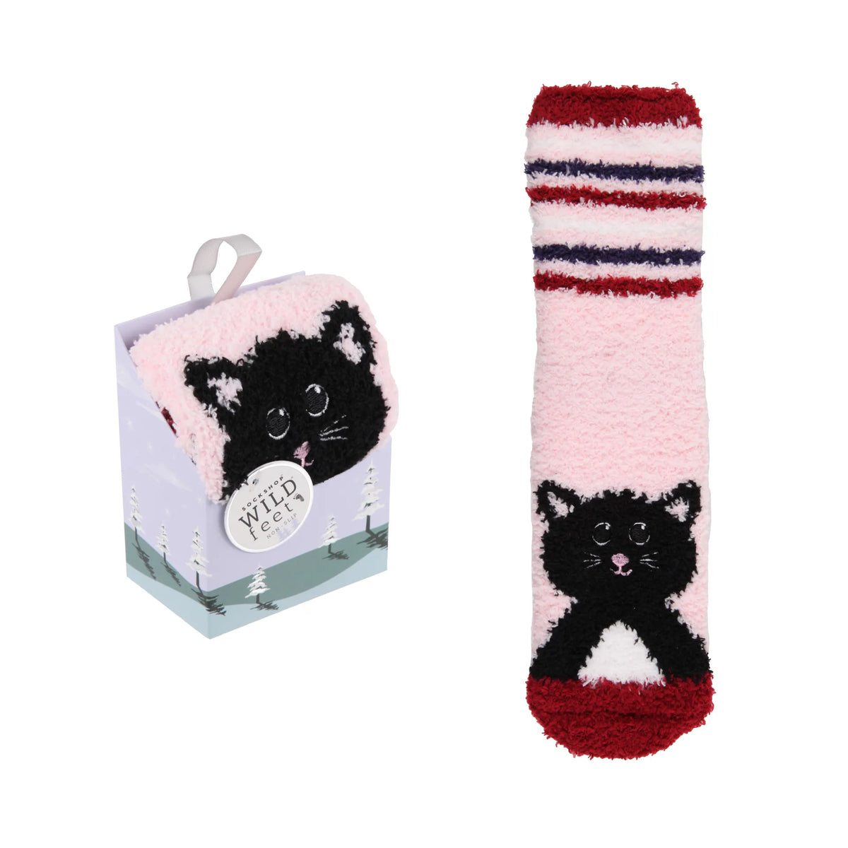 Premier Accessories Junior Fluffy Cat Socks - 2 Pack