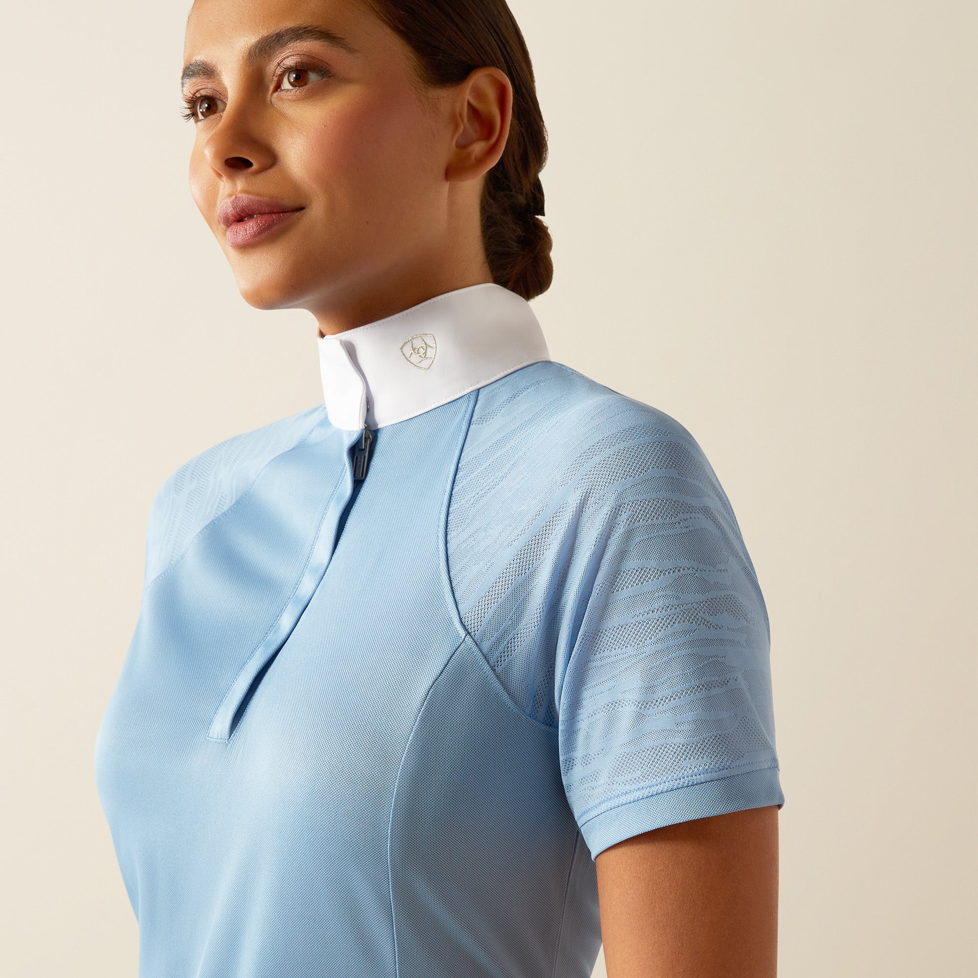 Ariat Wms Aptos Vent 2.0 SS Show Shirt Blissful Blue