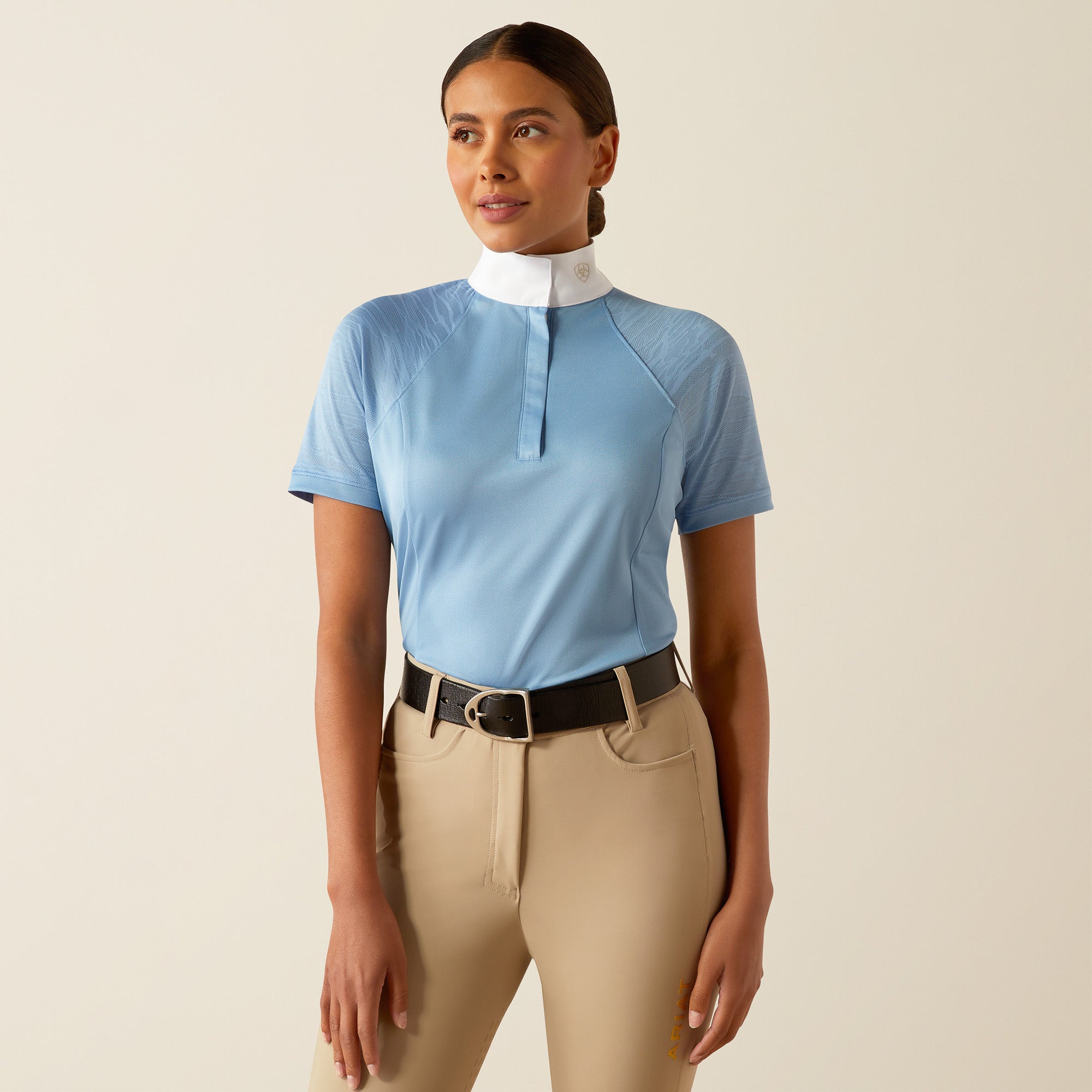 Ariat Wms Aptos Vent 2.0 SS Show Shirt Blissful Blue