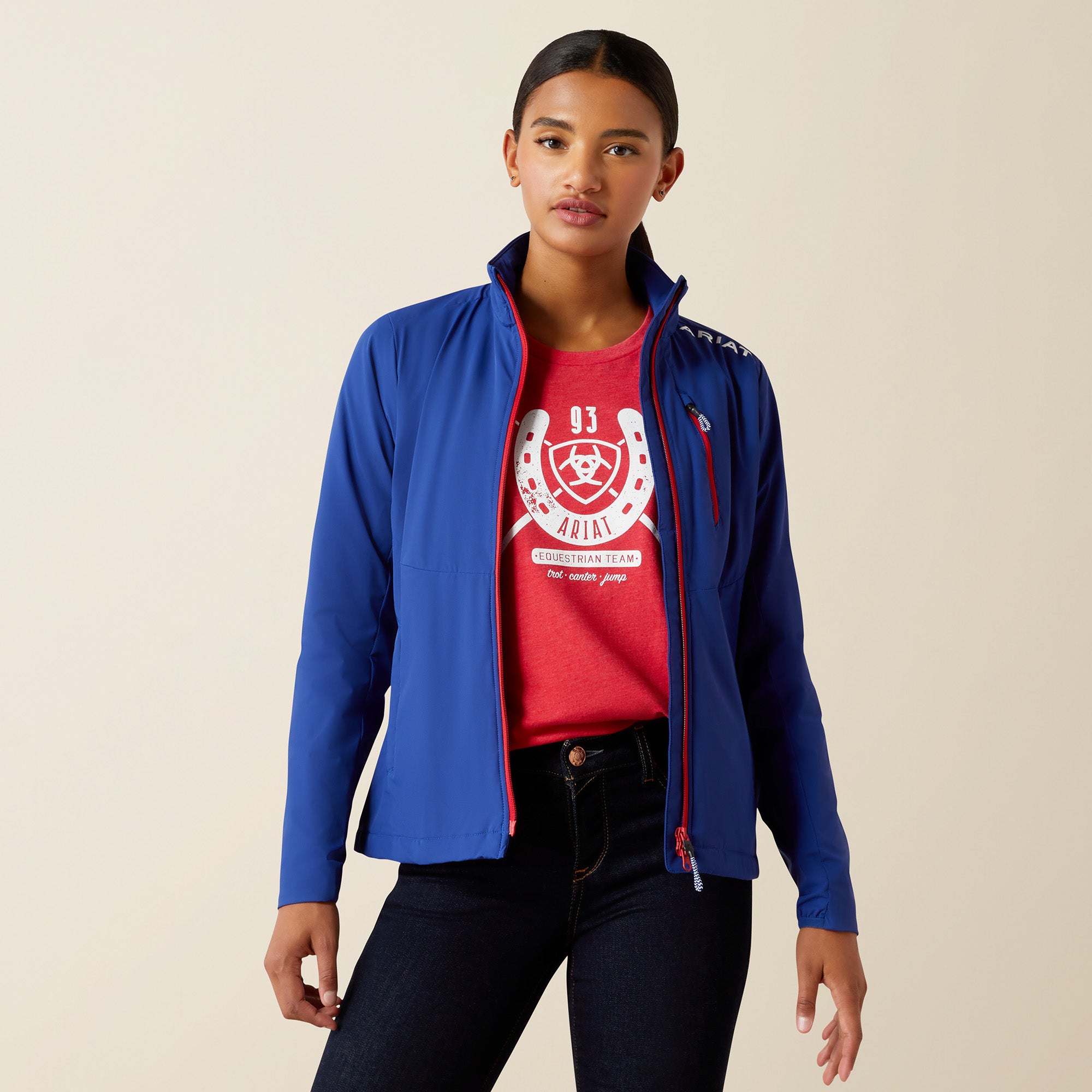 Ariat Wms Rion Team Stretchshell Insulated Jacket Sodalite Blue