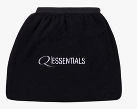QHP Stirrup Covers Fleece Black