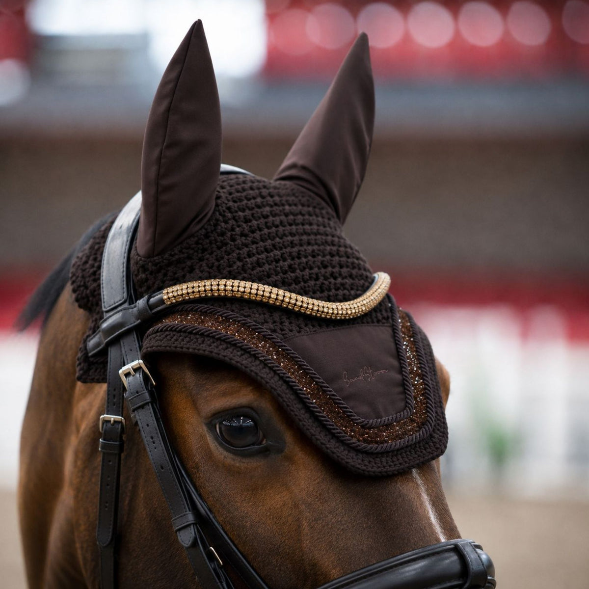Sandstorm Equestrian Cotton Sparkle Ear Veil