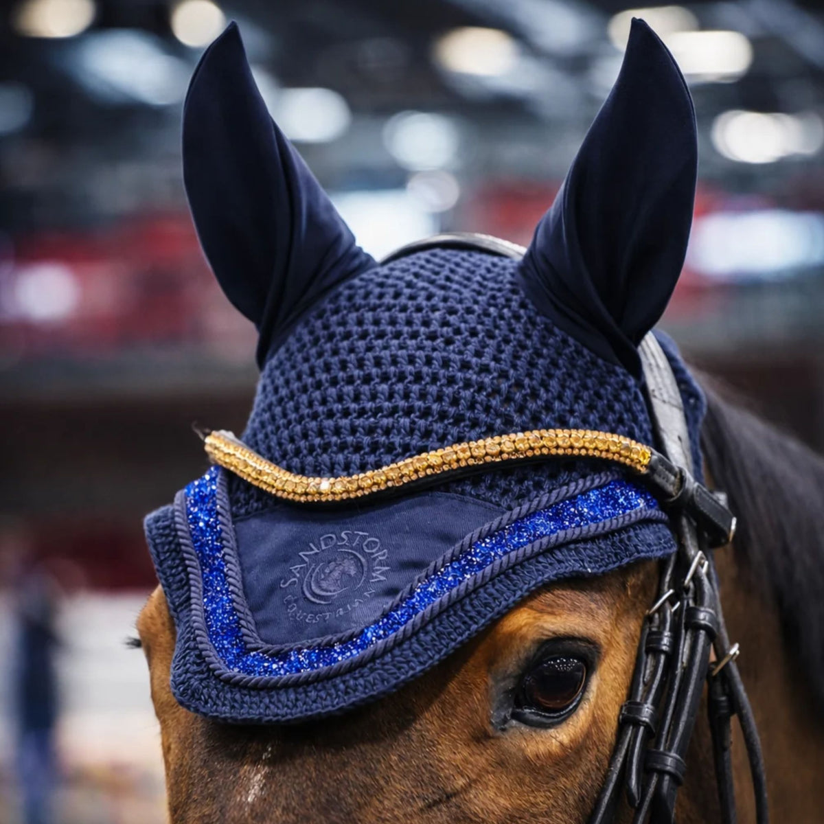 Sandstorm Equestrian Cotton Sparkle Ear Veil