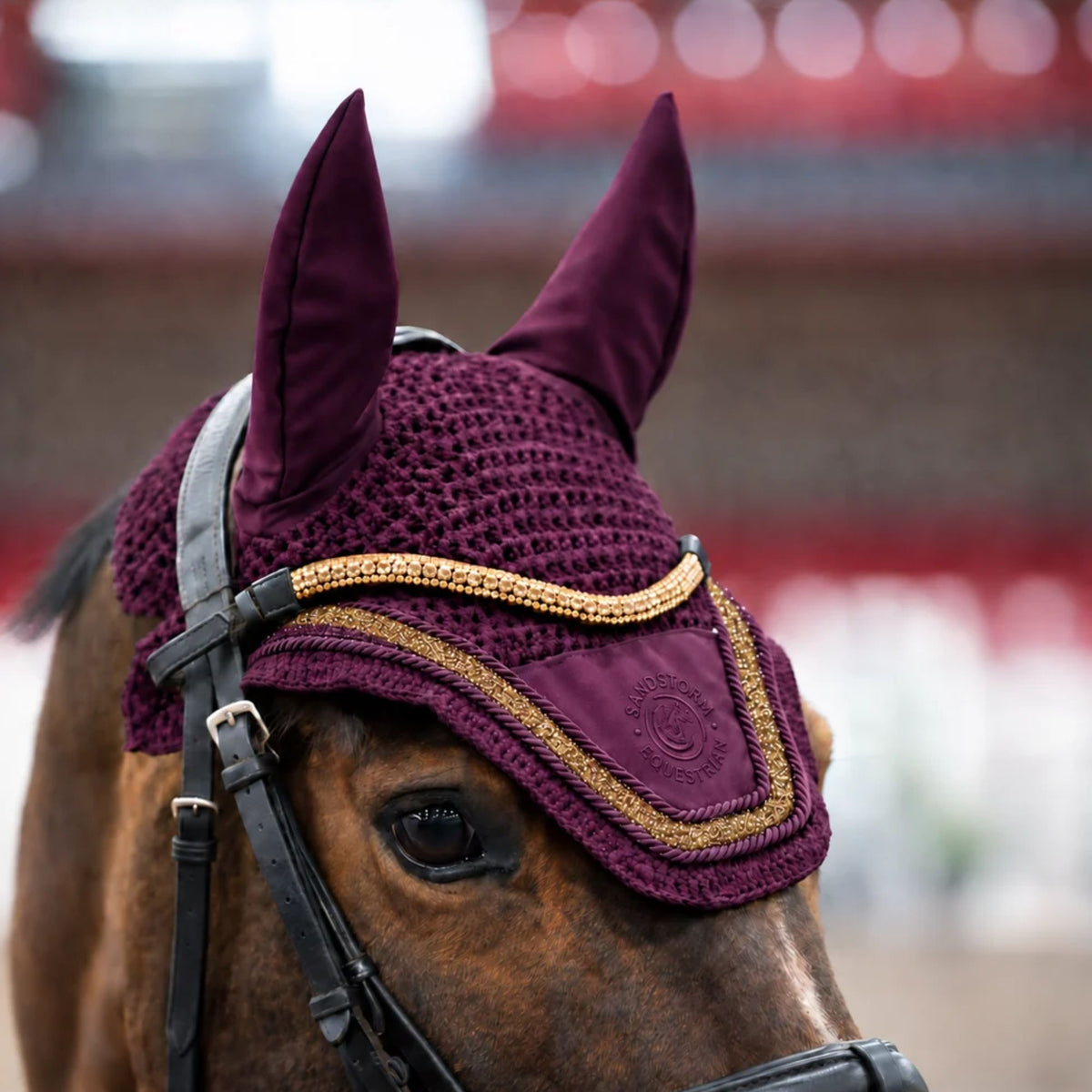 Sandstorm Equestrian Cotton Sparkle Ear Veil