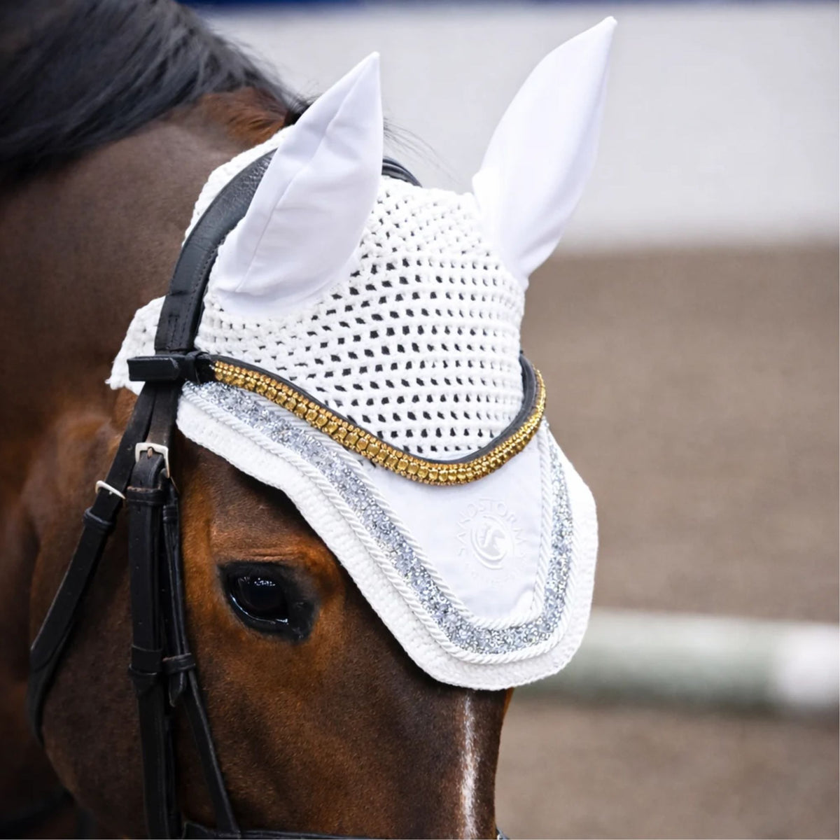 Sandstorm Equestrian Cotton Sparkle Ear Veil