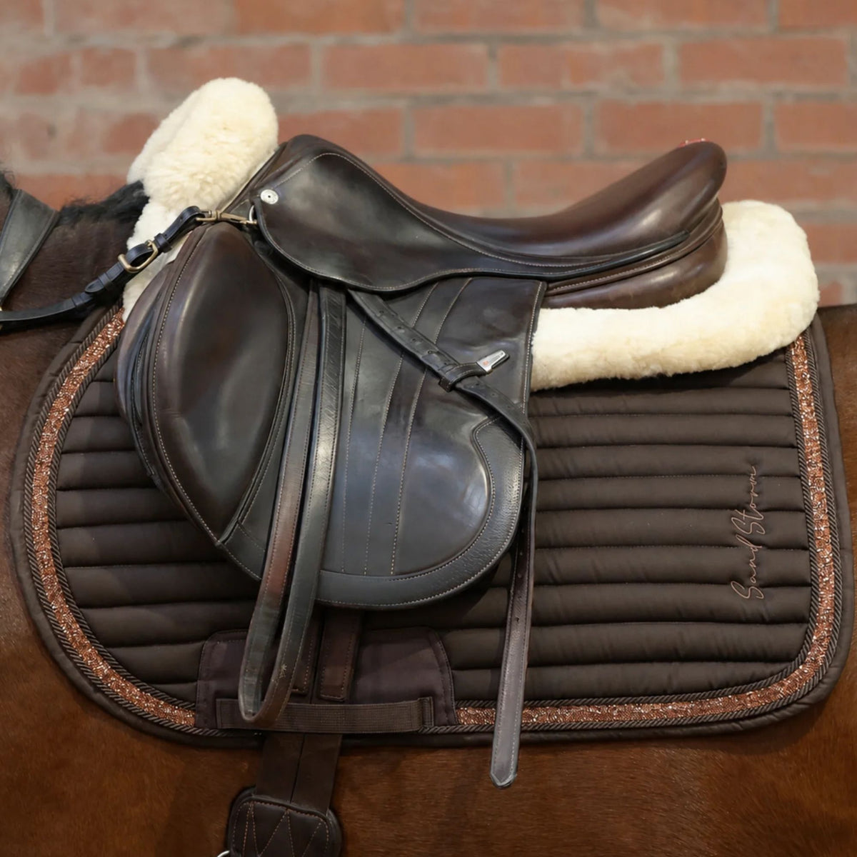 Sandstorm Equestrian Dressage Cotton Saddle Pad