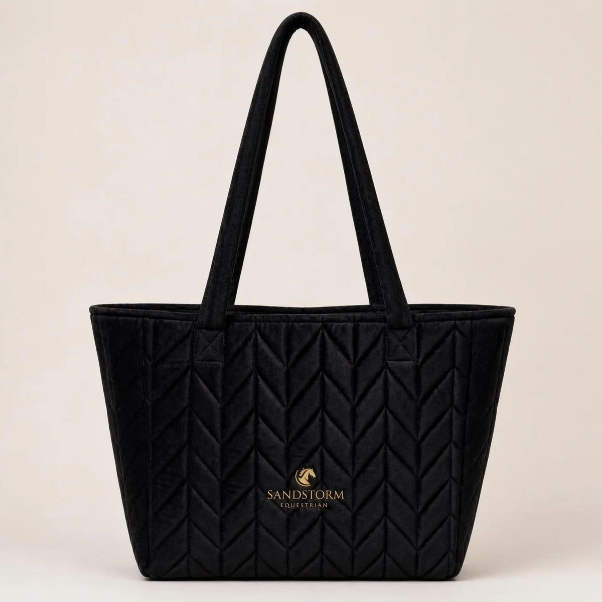 Sandstorm Equestrian Velvet Tote Bag