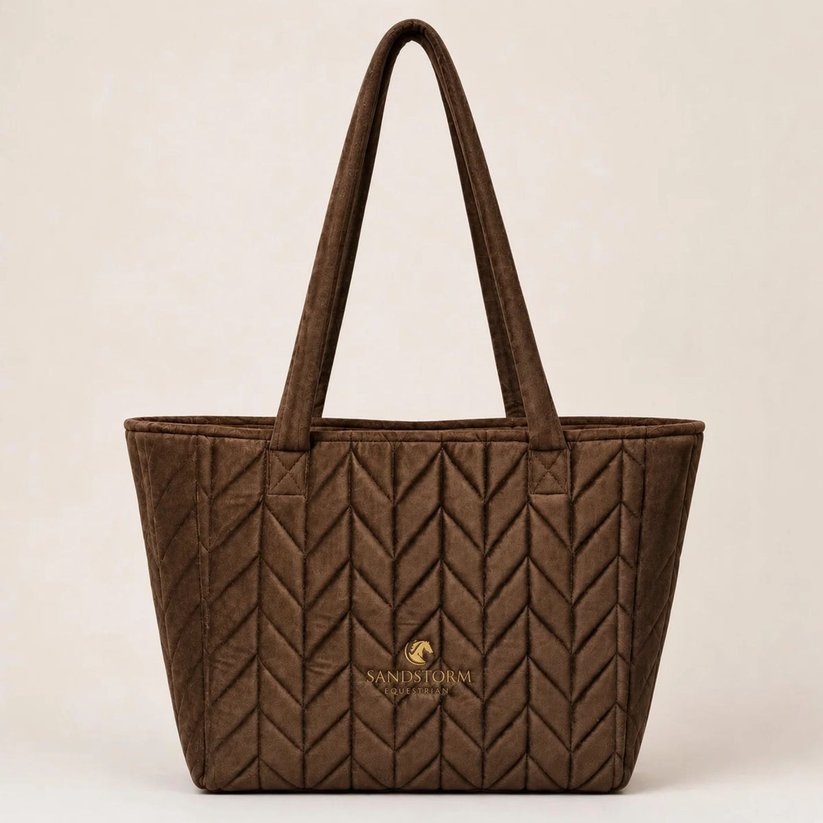Sandstorm Equestrian Velvet Tote Bag