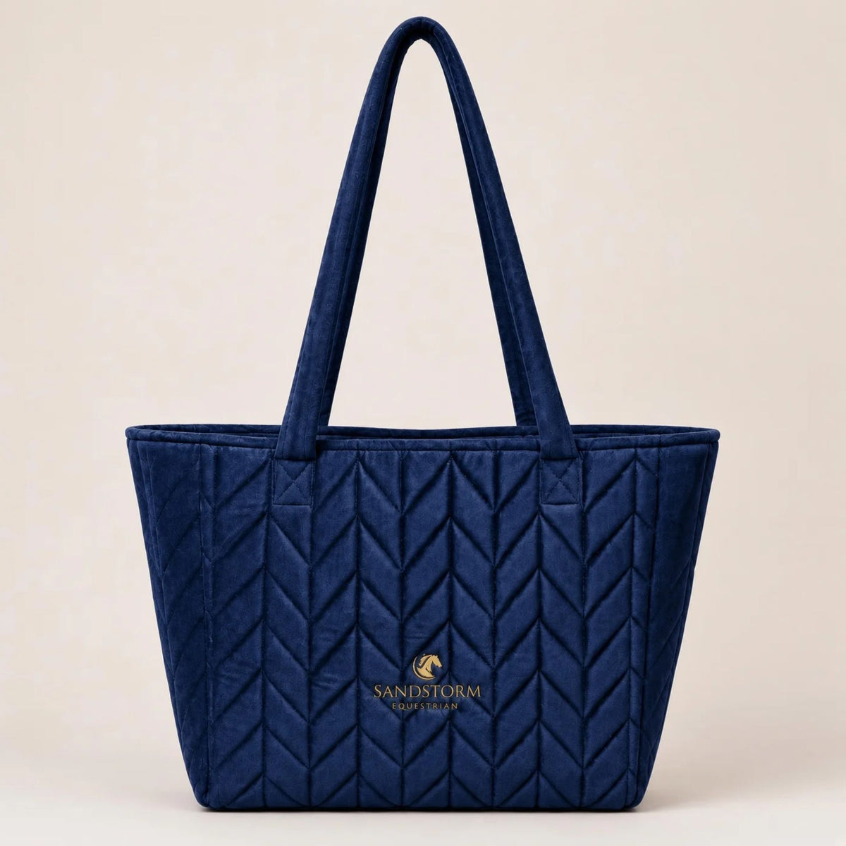 Sandstorm Equestrian Velvet Tote Bag