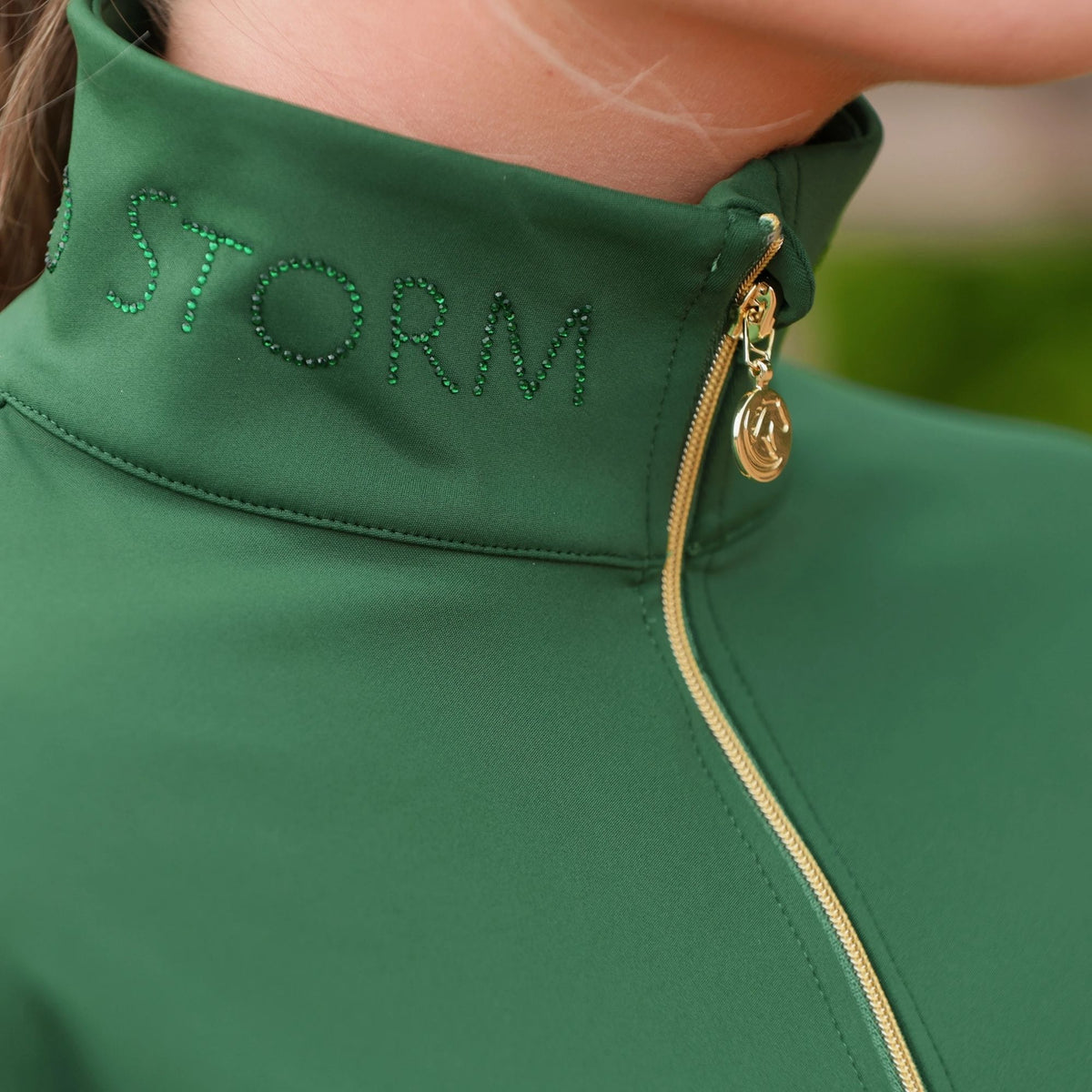 Sandstorm Equestrian Women's Lonraí Performance Sport Base Layer - Emerald