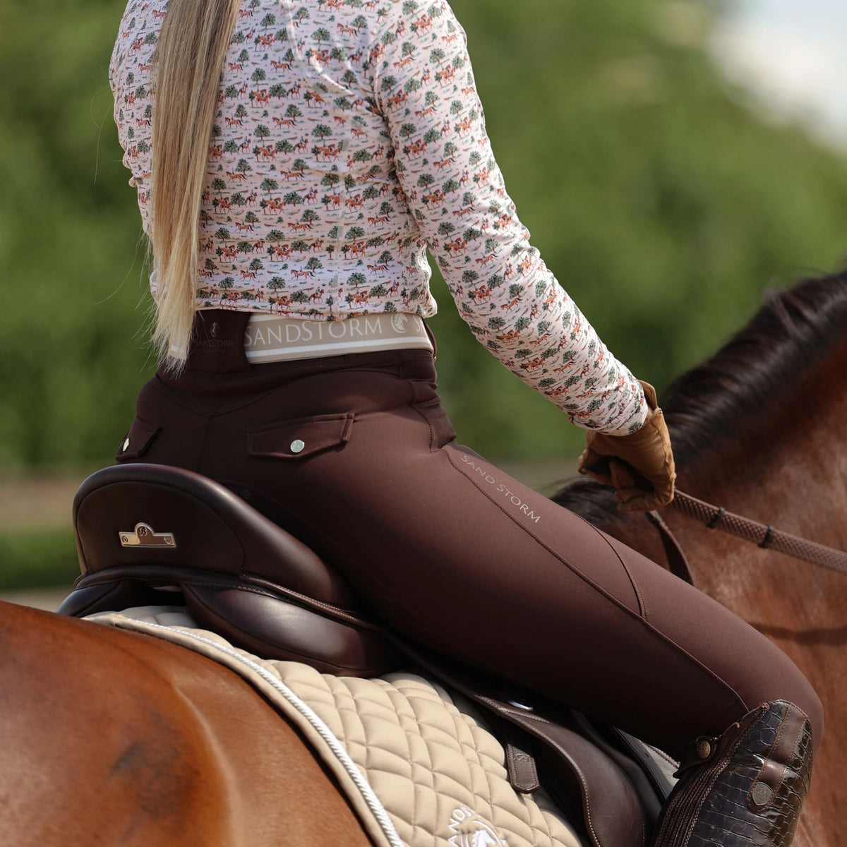 Sandstorm Equestrian Women's Performance Hybrid Riding Leggings