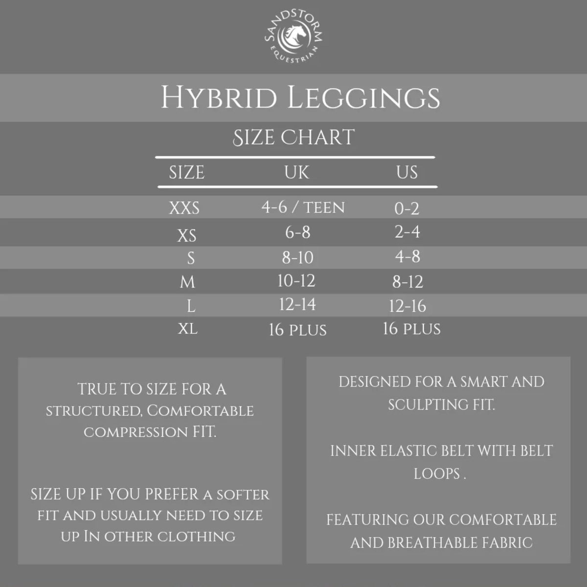 Sandstorm Equestrian Women's Performance Hybrid Riding Leggings