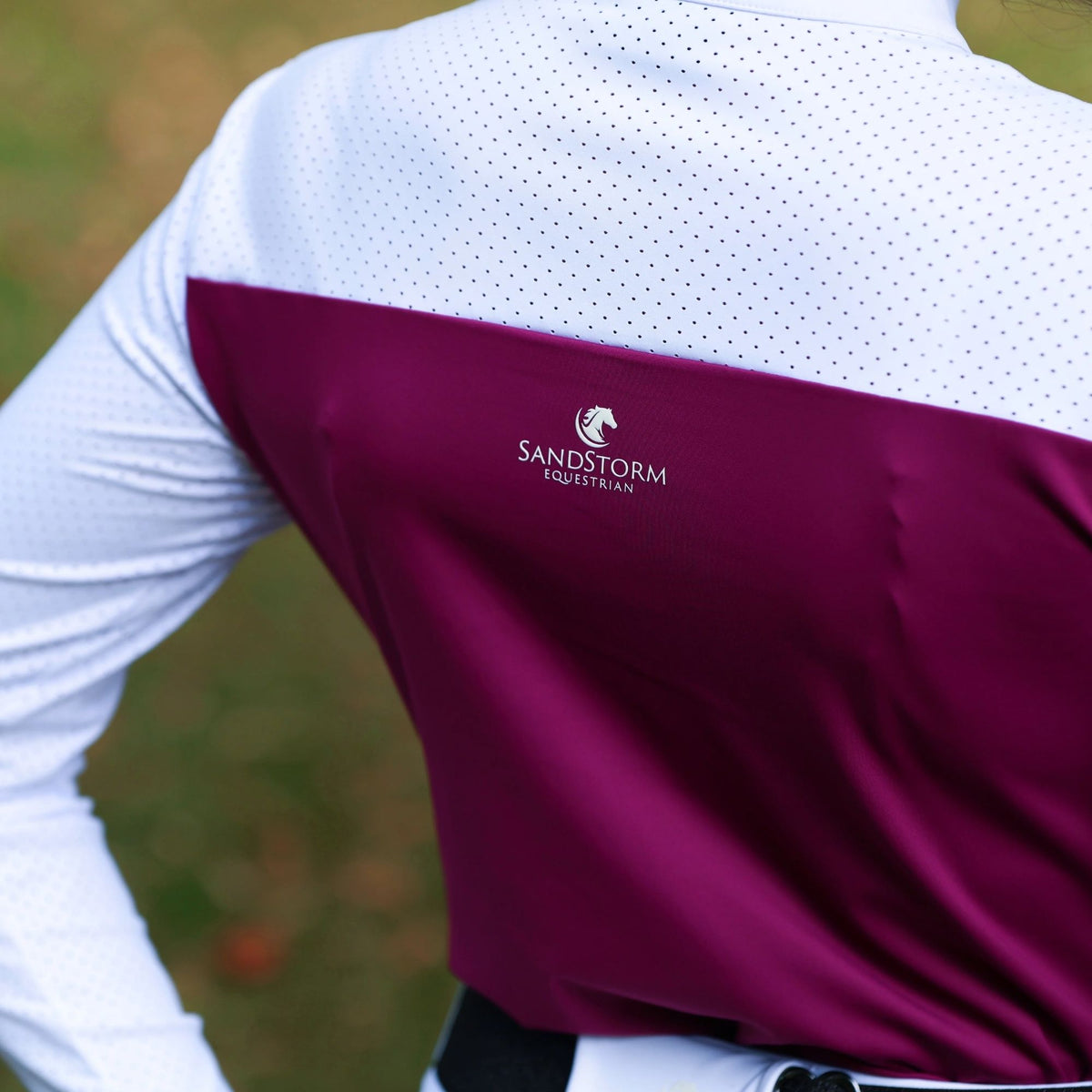 Sandstorm Equestrian Women's Show Shirt - Plum