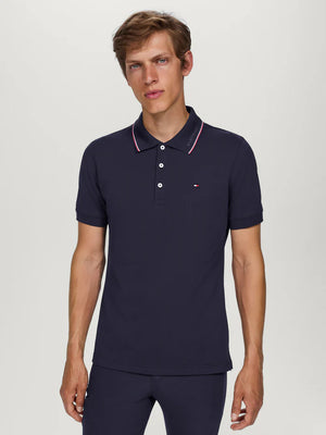 TH Mns Harrison Pique Polo Desert Sky