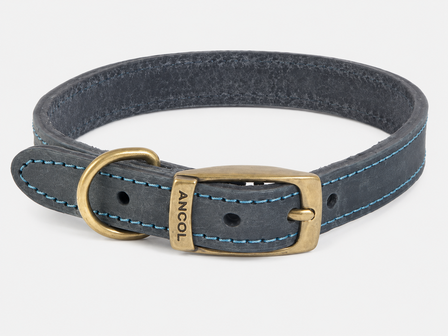 Timberwolf Leather Collar Sable