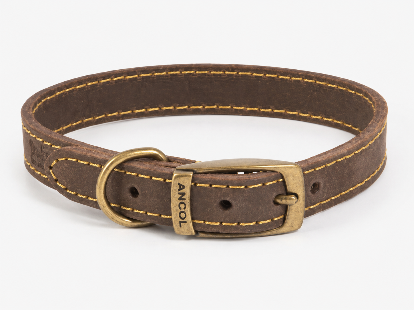 Timberwolf Leather Collar Sable