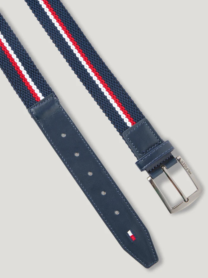 Tommy Hilfiger Anchor Elastic Belt in Desert Sky