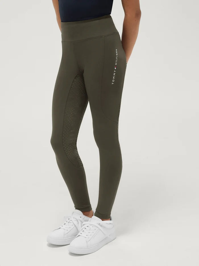 Tommy Hilfiger Kids' Devon Riding Leggings - Camo Green