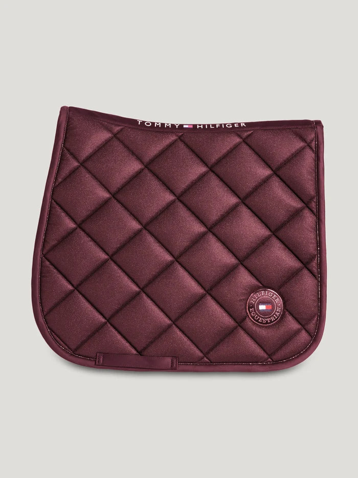 Tommy Hilfiger Parsons Dressage Saddle Pad in Burgundy