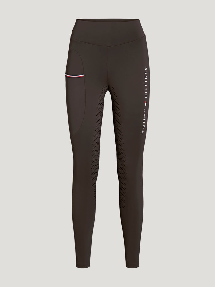 Tommy Hilfiger Women's Elmira All-Year Full-Grip Leggings - Cacao