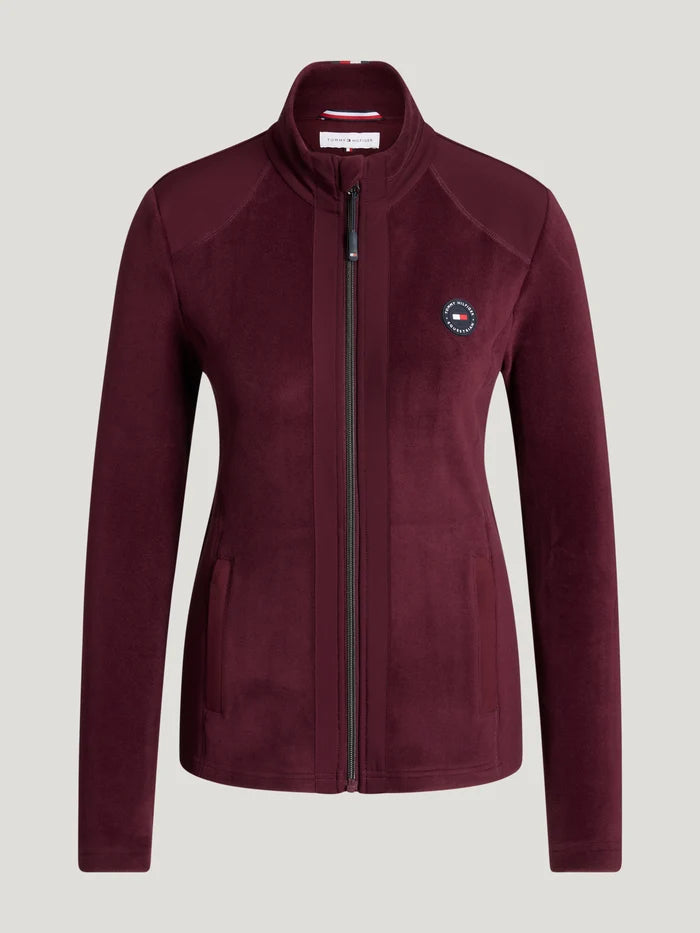 Tommy Hilfiger Women's Elmonte Fleece Jacket - Deep Burgundy