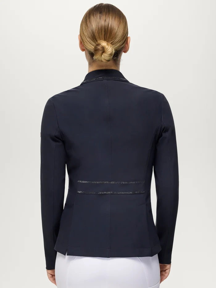 Back view of Tommy Hilfiger Lima Airbag Compatible Show Jacket in Desert Sky
