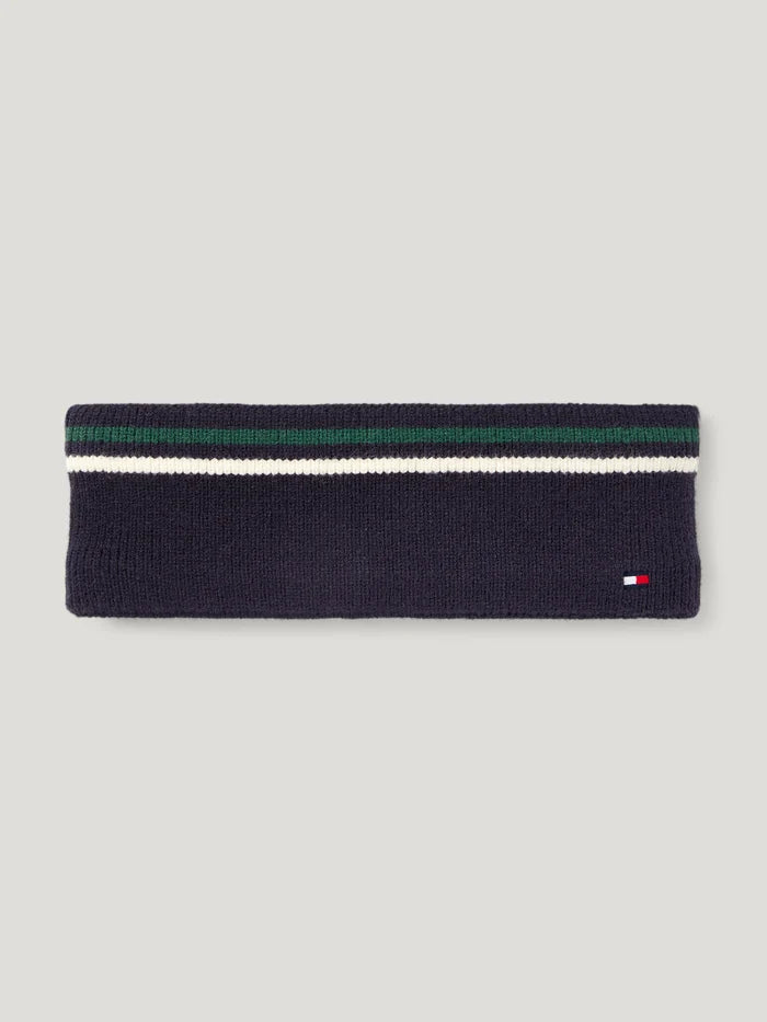 Front view of Tommy Hilfiger Women's Monroe Headband in Desert Sky