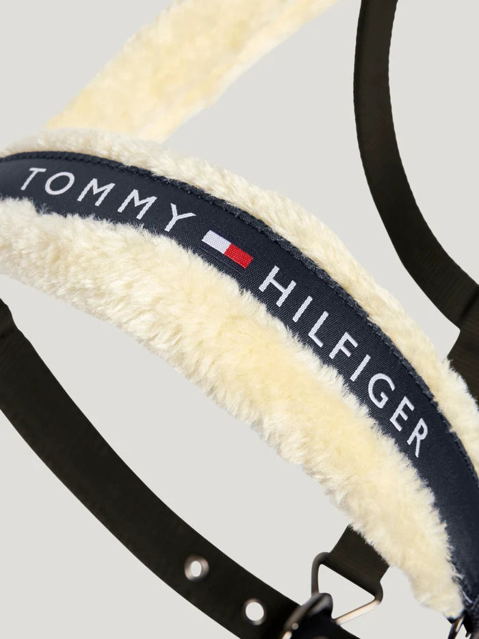 Tommy Hilfiger Yale Set Faux Fur Halter Rope in Camo Green