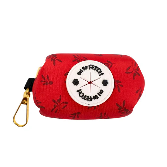 Oh So Fetch Poop Bag Holder - Blue Plaid
