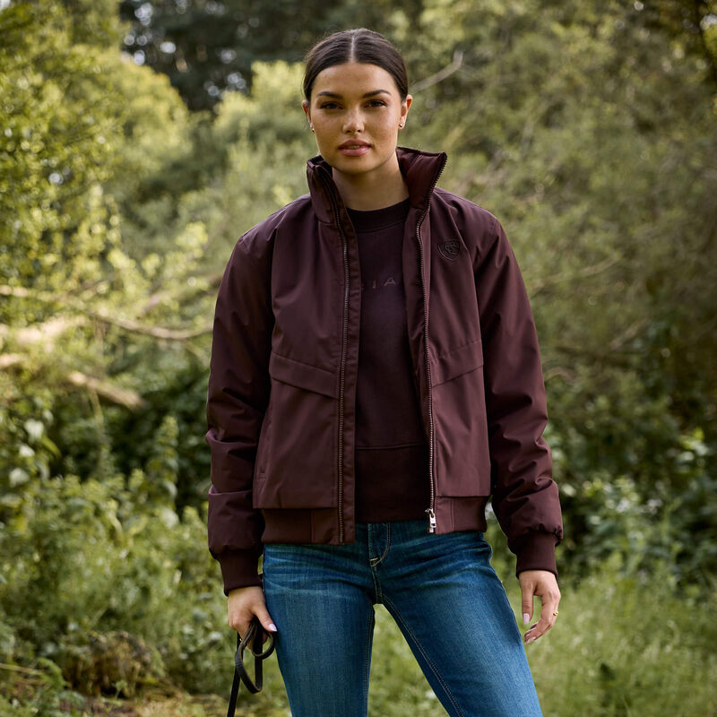Ariat Women's Stable 2.0 Insulated Bomber Jacket - Navy