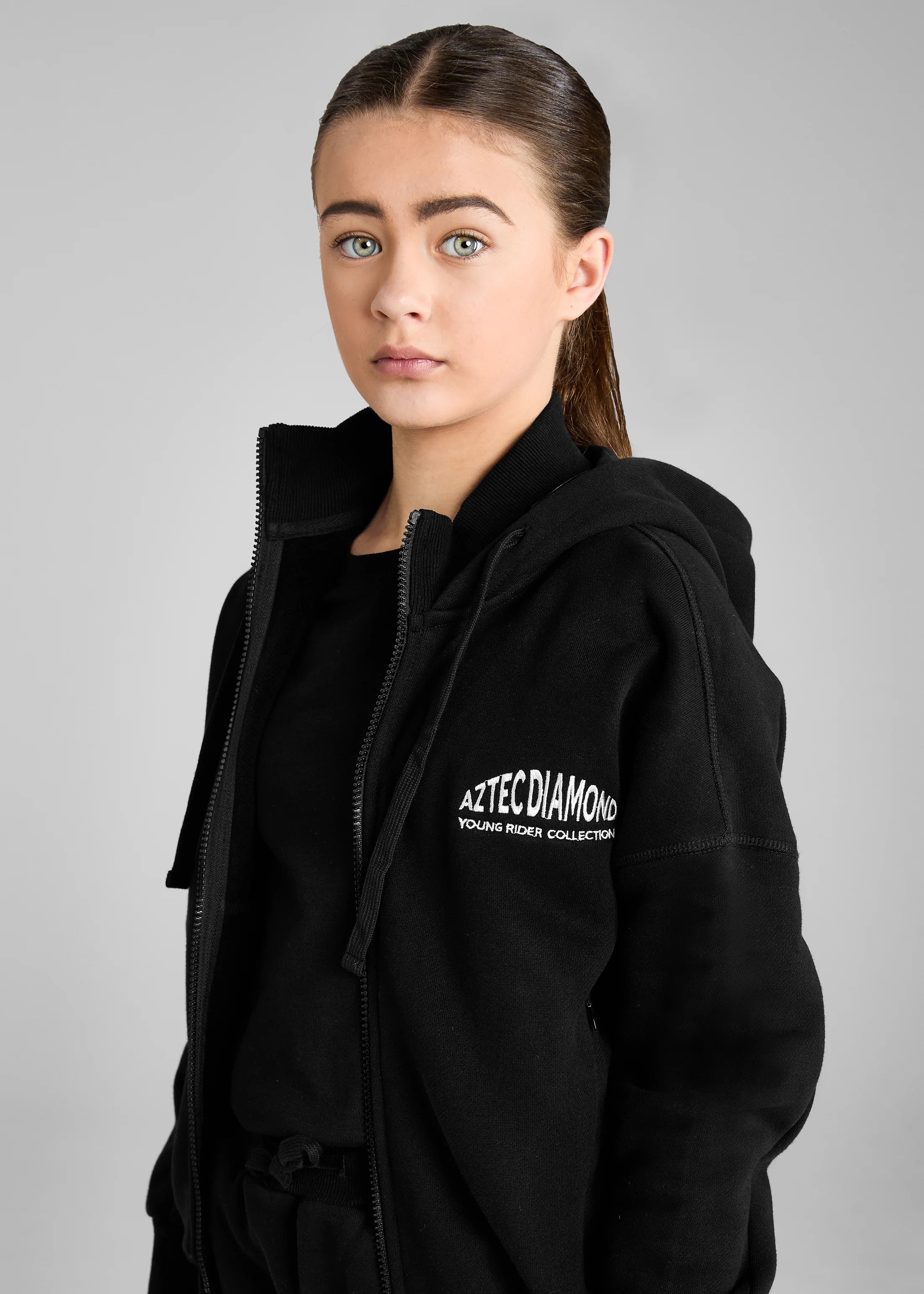 Aztec Diamond YR Black/Grey Zip Hoodie