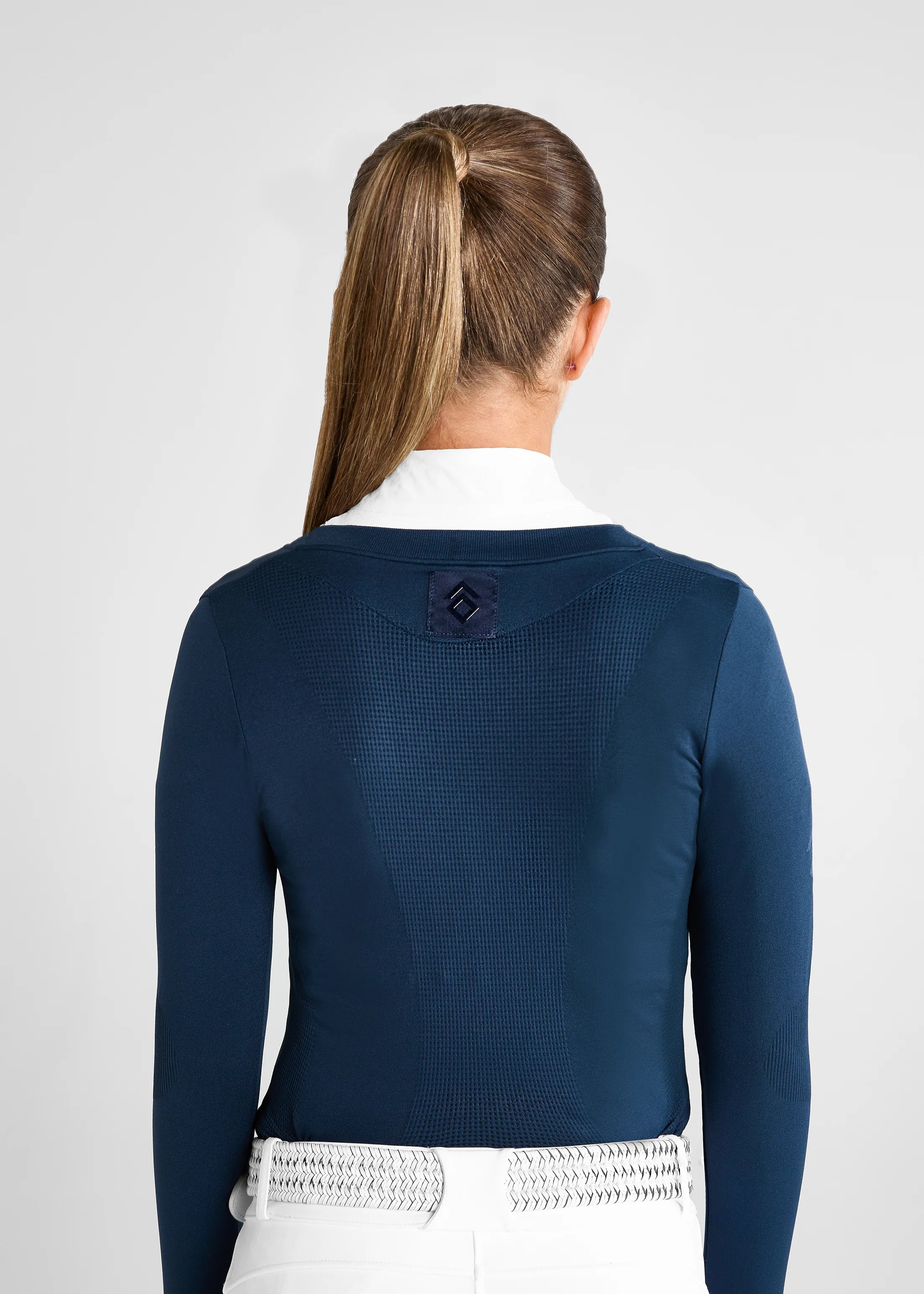 Aztec Diamond Young Rider 3D Woven Seamless Show Sweater