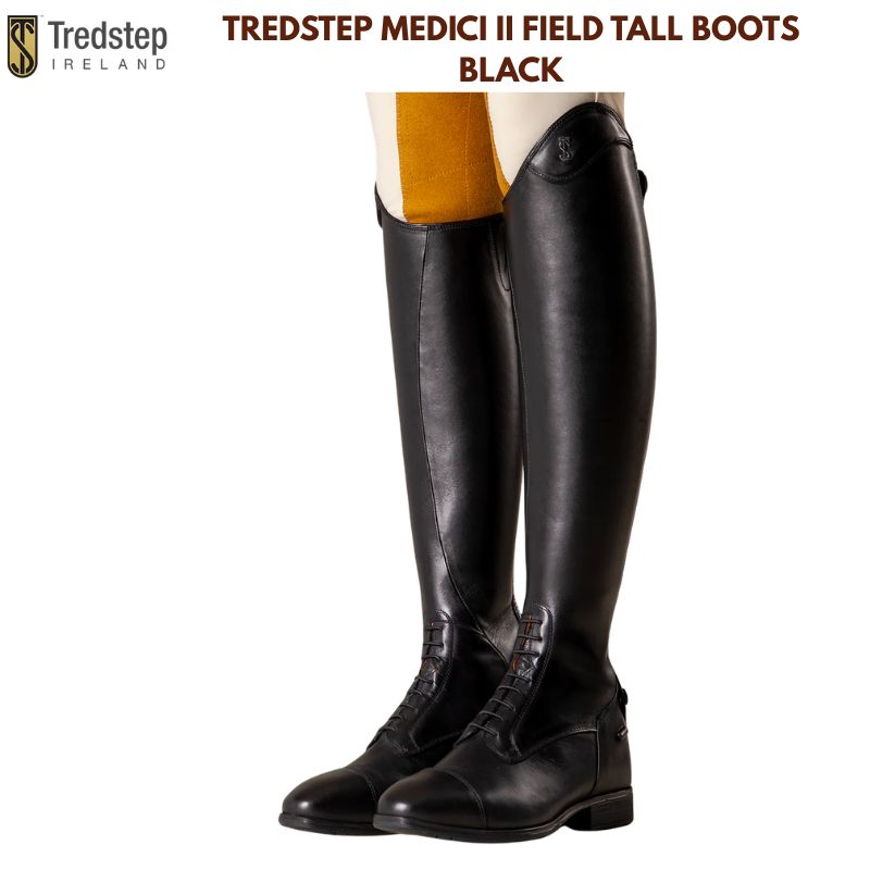 Tredstep Medici II Field Tall Boots Black
