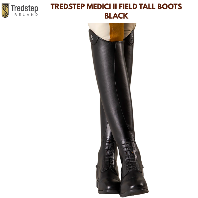 Tredstep Medici II Field Tall Boots Black