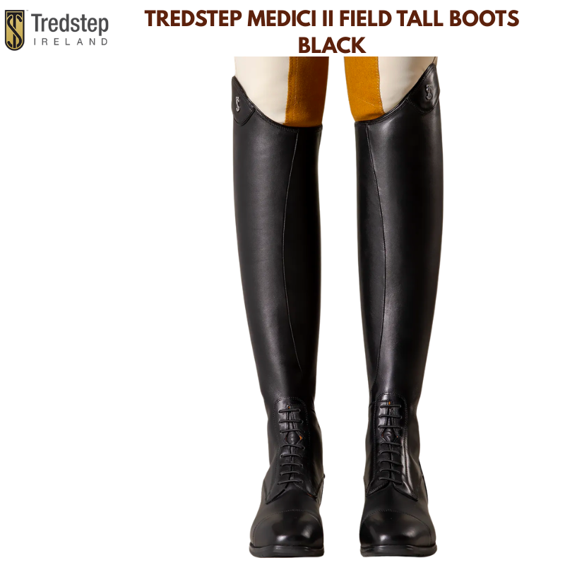 Tredstep Medici II Field Tall Boots Black