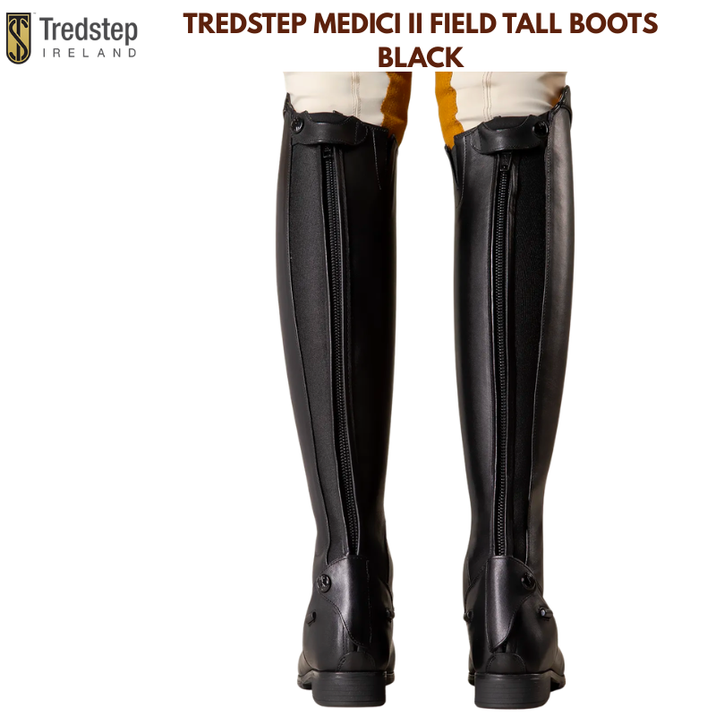 Tredstep Medici II Field Tall Boots Black