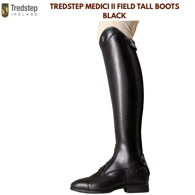 Tredstep Medici II Field Tall Boots Black